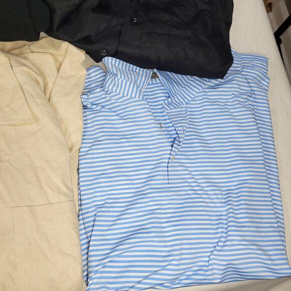 Vintage Mens Shirts Lot 2XL Button Up Casual Y2k Ben Sherman Zoo York Chaps Camo - Picture 4 of 16